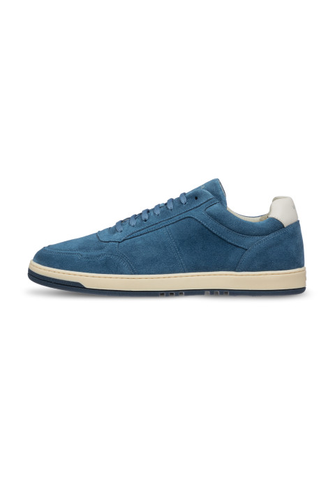 Hell blau Miami-sneaker aus Veloursleder