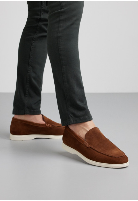 Ascona Slipper aus hellbraun Schweden