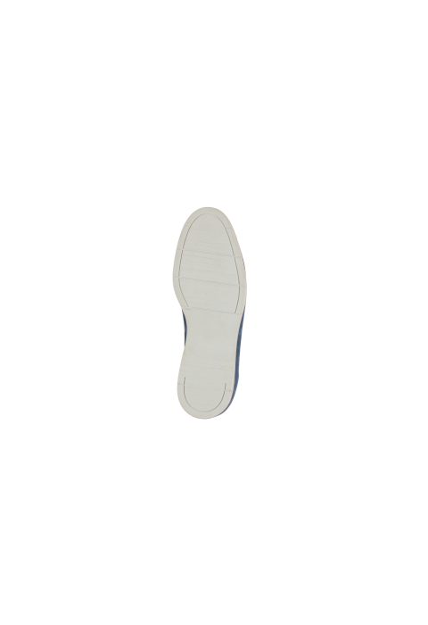 Ascona Slipper aus blau Veloursleder