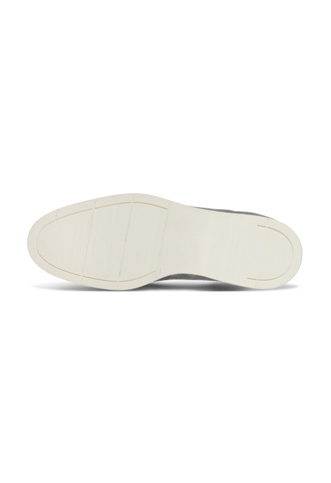 Ascona Slipper aus grau blau Veloursleder