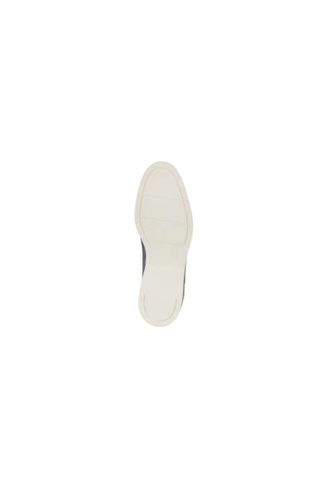 Ascona Slipper aus grau blau Veloursleder
