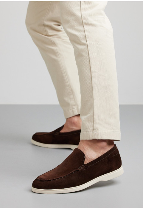 Ascona Slipper aus dunkel braun Schweden
