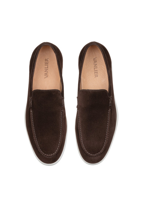 Ascona Slipper aus dunkel braun Schweden
