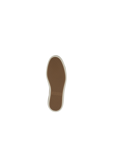 Napoli-Sneaker aus sandbeigem Veloursleder
