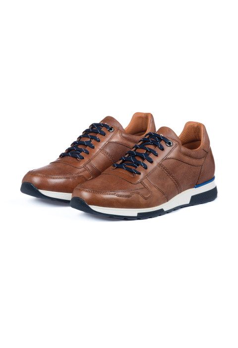 Heller cognac leder Positano Sneaker