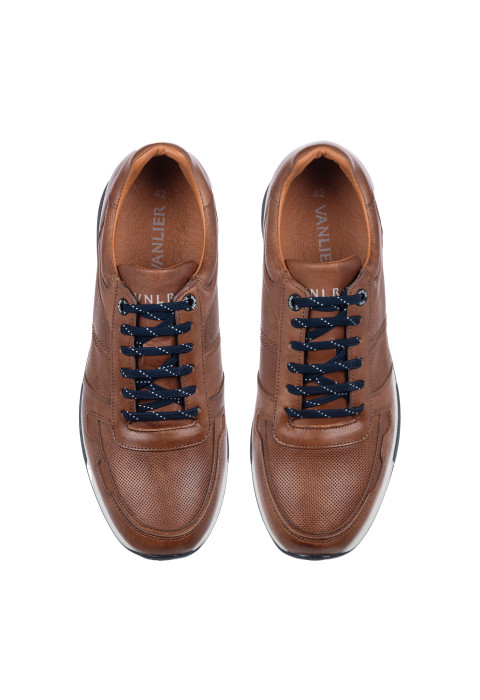Heller cognac leder Positano Sneaker