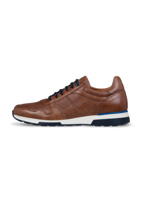 Heller cognac leder Positano Sneaker