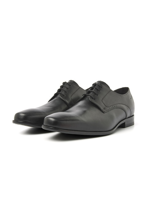 Rhodes Schnürschuhe aus schwarz Leder