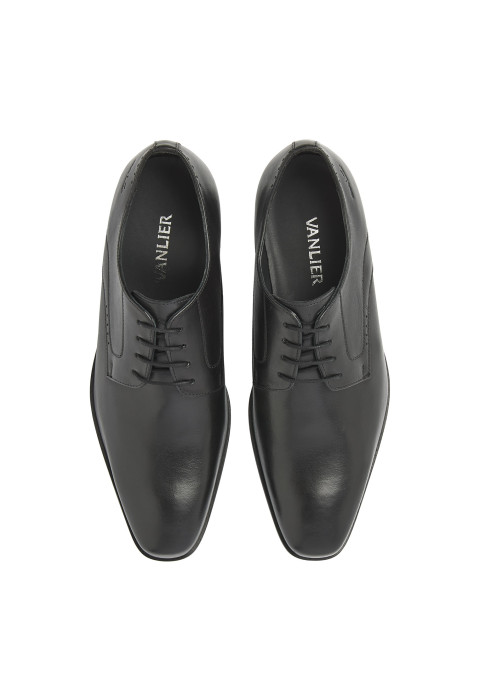 Rhodes Schnürschuhe aus schwarz Leder