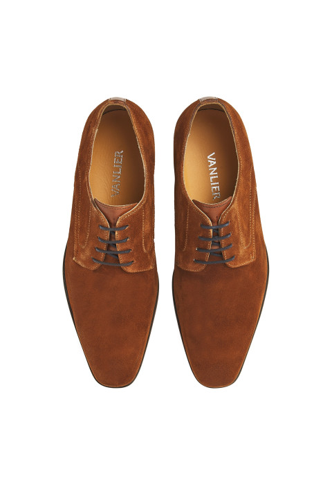 Rhodes Schnürschuhe aus Cognac Schweden