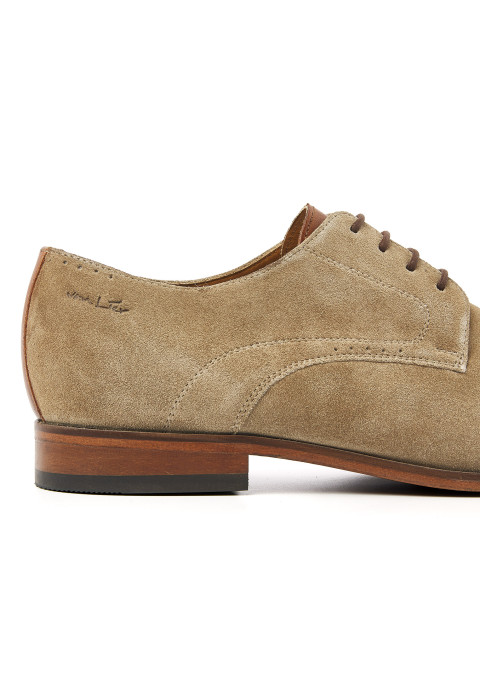 Rhodes Schnürschuhe aus Taupe Schweden