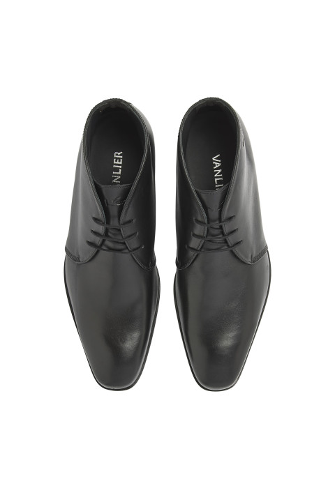 Rhodes Schnürschuhe aus schwarz Leder