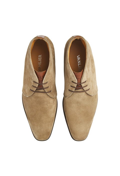 Rhodes Schnürschuhe aus taupe Schweden