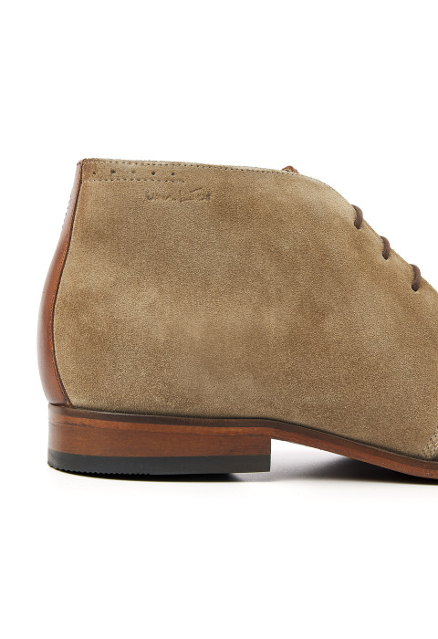 Rhodes Schnürschuhe aus taupe Schweden