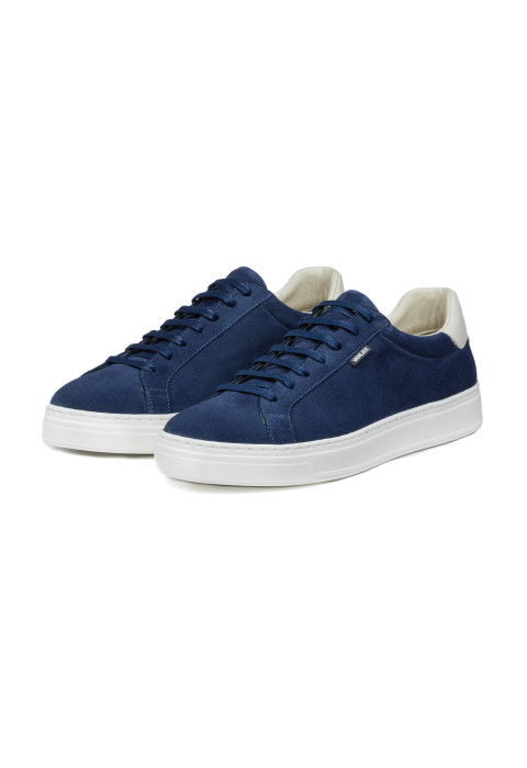 Dunkel blau Barossa sneaker aus Veloursleder