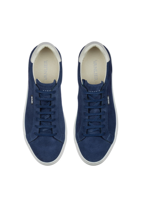 Dunkel blau Barossa sneaker aus Veloursleder