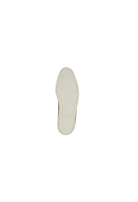 Lugano Slipper aus taupe Veloursleder