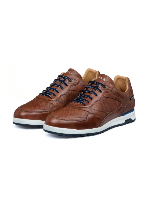 Ravello-Sneaker aus Glattleder in Hellcognac