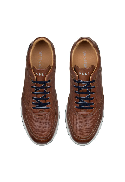 Ravello-Sneaker aus Glattleder in Hellcognac