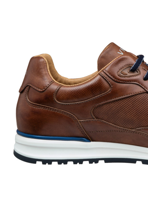 Ravello-Sneaker aus Glattleder in Hellcognac
