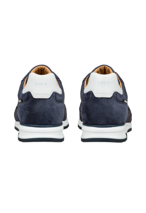 Marineblauer Ravello-Sneaker aus Nubukleder