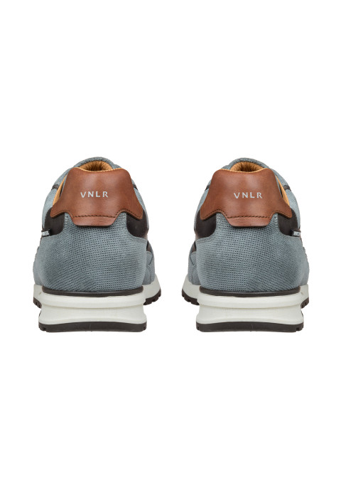 Graublauer Ravello-Sneaker aus Wildleder