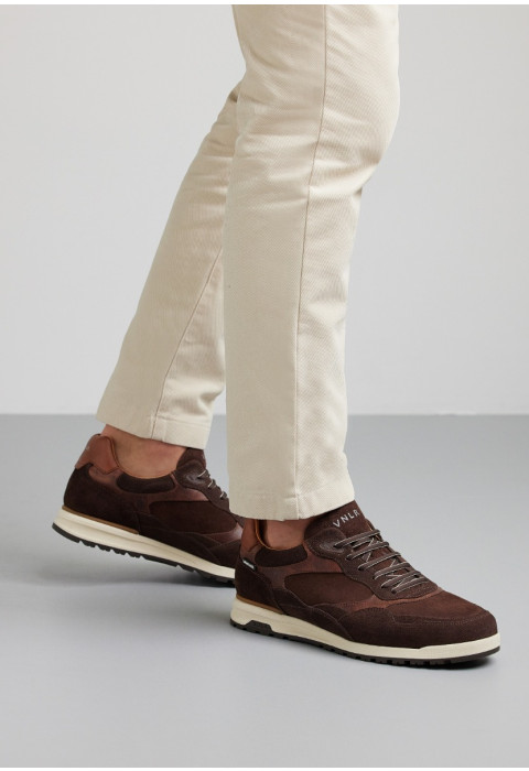 Testa di Moro Ravello-Sneaker aus braunem Wildleder