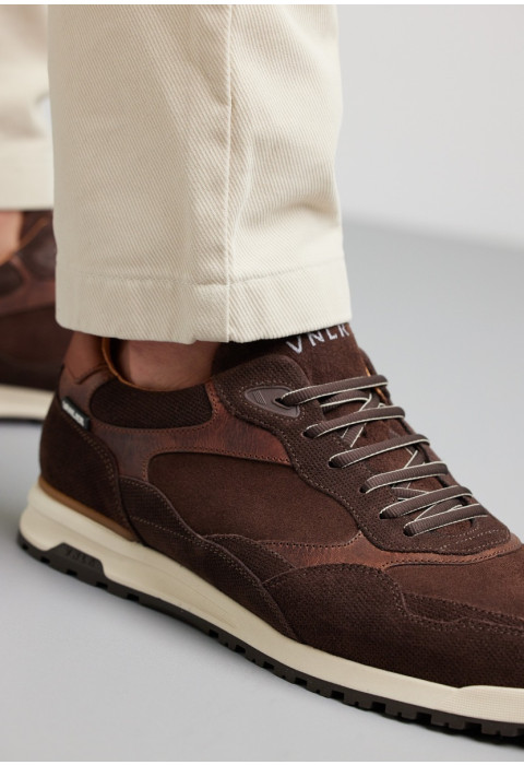 Testa di Moro Ravello-Sneaker aus braunem Wildleder