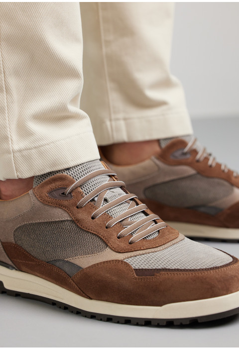 Taupe-Kombi-Sneaker Ravello