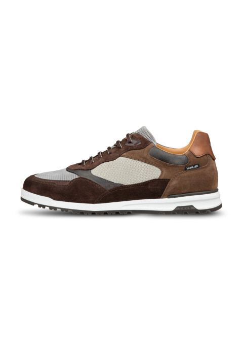 Dunkel Braun Kombi-Sneaker Ravello