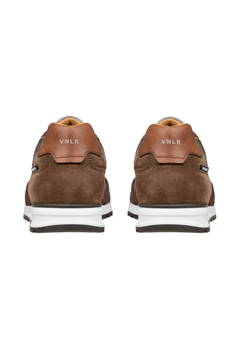 Dunkel Braun Kombi-Sneaker Ravello