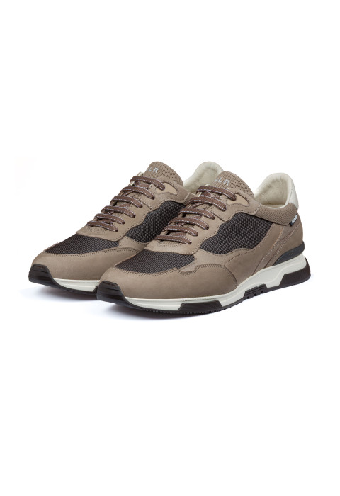 Taupe Kombi-Sneaker Romeo