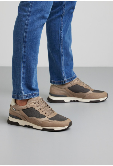 Taupe Kombi-Sneaker Romeo