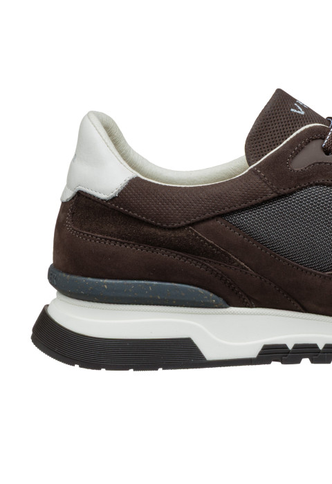 Dunkel braun Kombi-Sneaker Romeo