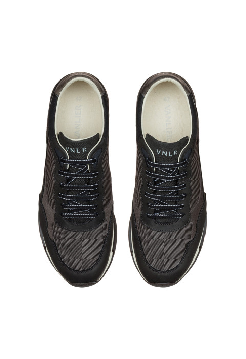 Hell grau Kombi-Sneaker Romeo