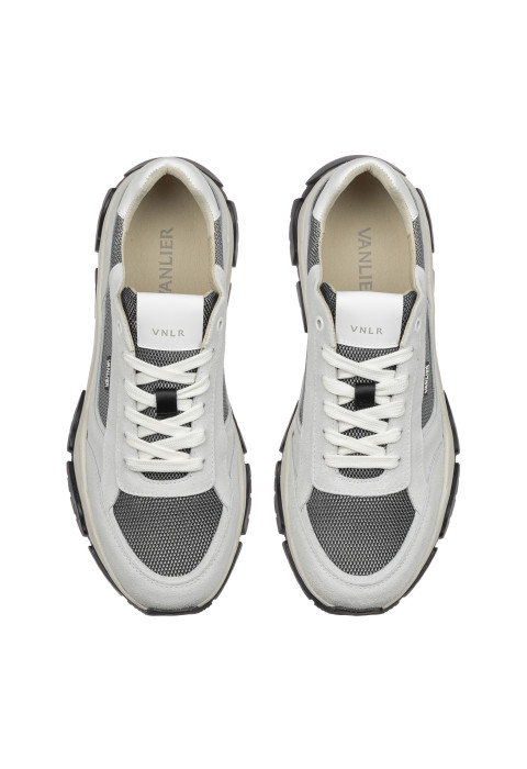 Weiß melange-Kombi-Sneaker Raptor